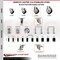 Service Caster 4 Inch 316SS Black Poly Swivel 7/8 Inch Expanding Stem Caster Set Lock Brake SCC-SS316TTLEX20S414-PPUB-BLK-78-4 - alternate 1